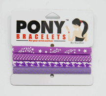 Pony Bracelet Purple/Violet